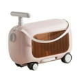 thumbnail image 4 of Maleta para montar, equipaje de mano, regalo, espaciosa maleta para niños, estuche de equipaje para niños, viajes al libre, niños y niñas Rosa, 4 of 9