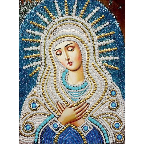 DIY 5D Diamond Painting Kits for Adults Full Drill Diamond Painting Virgin  Our Lady of Guadalupe Half Body Portrait Religious for Home Wall Decor