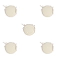 thumbnail image 3 of Guardoinrt 1/2/3/5 Indulge In Comfort And Durability Of Round Chair Cushion Soft And Comfortable beige 5PCS, 3 of 6