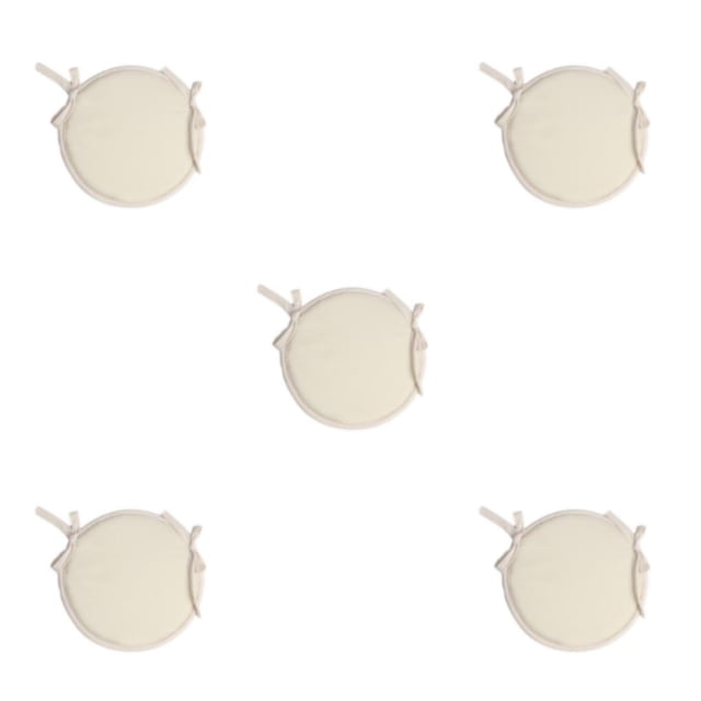 Inteprter Cojín De Algodón Suave Y Cómodo Para Sillas - Cojín De Asiento Con Lazos Beige Duradero Type2 NO2