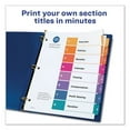 thumbnail image 2 of Customizable Toc Ready Index Multicolor Dividers, 8-Tab, Letter, 6 Sets | Bundle of 2 Packs, 2 of 5