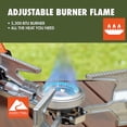 thumbnail image 5 of Ozark Trail 1-Burner Folding Butane Stove, 5300 BTU, Orange, 5 of 16