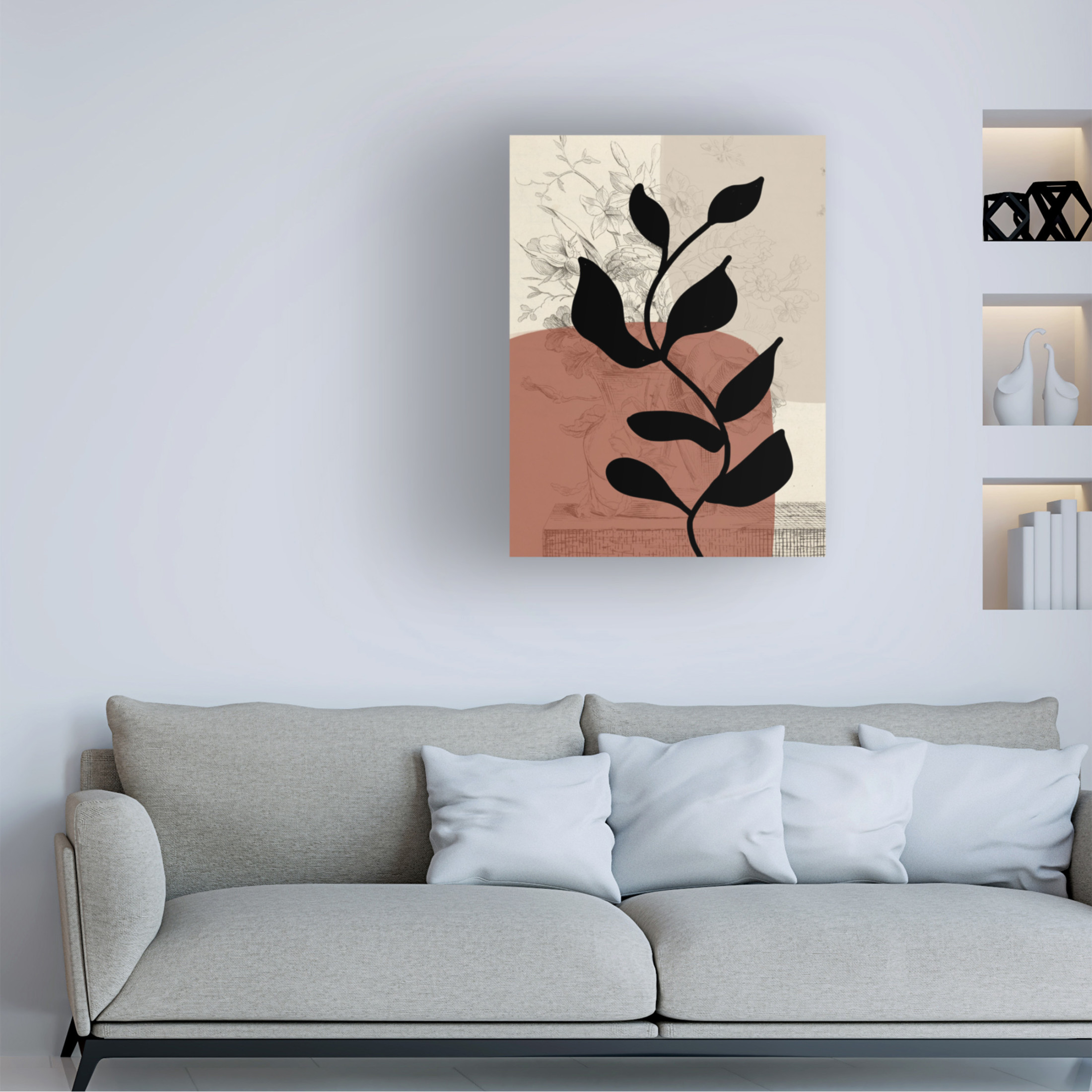 Trademark Fine Art Yopie Studio Abstract Paper VII Canvas Wall Art