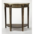 thumbnail image 3 of Butler Specialty Artifacts Demilune Console Wood Table In Dark Brown, 3 of 5