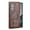Dark Brown, variant on Dteck for Samsung Galaxy Z Fold 7 Case with Invisible Magnetic Ring Stand, Compatible with MagSafe, Soft P Leather Shockproof Front Bumper Phone Cover for Samsung Z Fold7 2025,Black