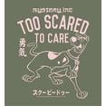 thumbnail image 6 of Scooby-Doo Too Scared To Care Adult Olive Long Sleeve Hoodie-XL, 6 of 7