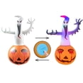 thumbnail image 3 of Decoraciones inflables de Halloween para exteriores, calabaza Jack-O-Lantern y fantasmas, decoración inflable de patio LED para jardín, césped, fiesta, 3 of 5