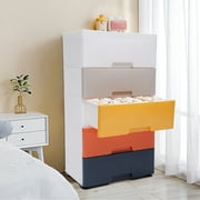 DENEST Plastic 5 Tier Drawer Dresser