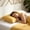 Yellow, variant on Organic Buckwheat Cervical Yellow Neck Pillow, Memory Buckwheat pillow Conforms to Your Posture for Neck Pain Relief & Spine Alignment