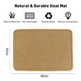 thumbnail image 2 of Cat Scratcher Mat, Natural Sisal Cat Scratch Mats, Horizontal Cat Floor Scratching Pad Rug, 2 of 7
