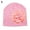 Light Pink, variant on SPRING PARK Cute Newborn Baby Girl Peony Flower Weave Hat Infant Cotton Fabric Spring Beanie Cap