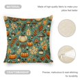 thumbnail image 4 of pumpkins acorns mushrooms Linen toss pillowcase decoration pillowcase gifting preferred 20x20 inch cushion cover 4 sets sofa pillowcase sofa bedroom living room car, 4 of 7