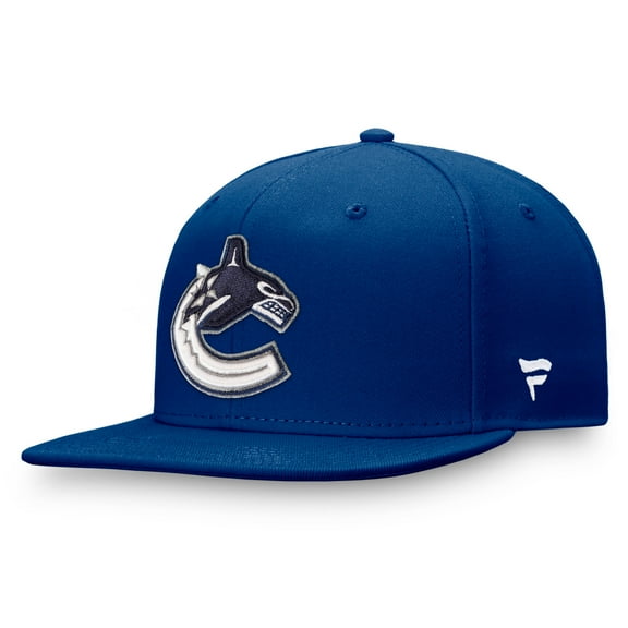 Men's Fanatics Blue Vancouver Canucks Primary Logo Snapback Hat