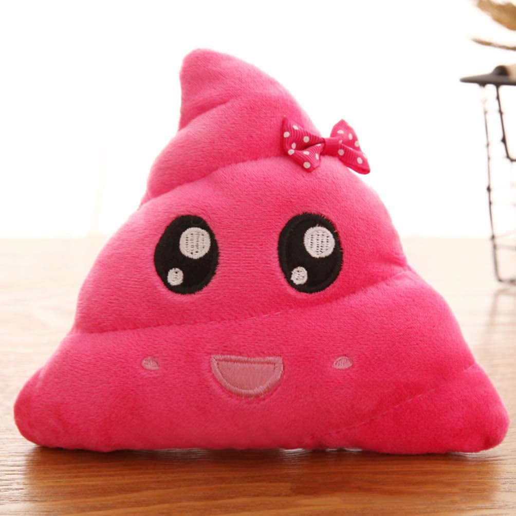 20CM Plush Poop Pillow Stuffed Cushion Soft Toys for Kids Children Party Home Decorations Pink Flower Walmart