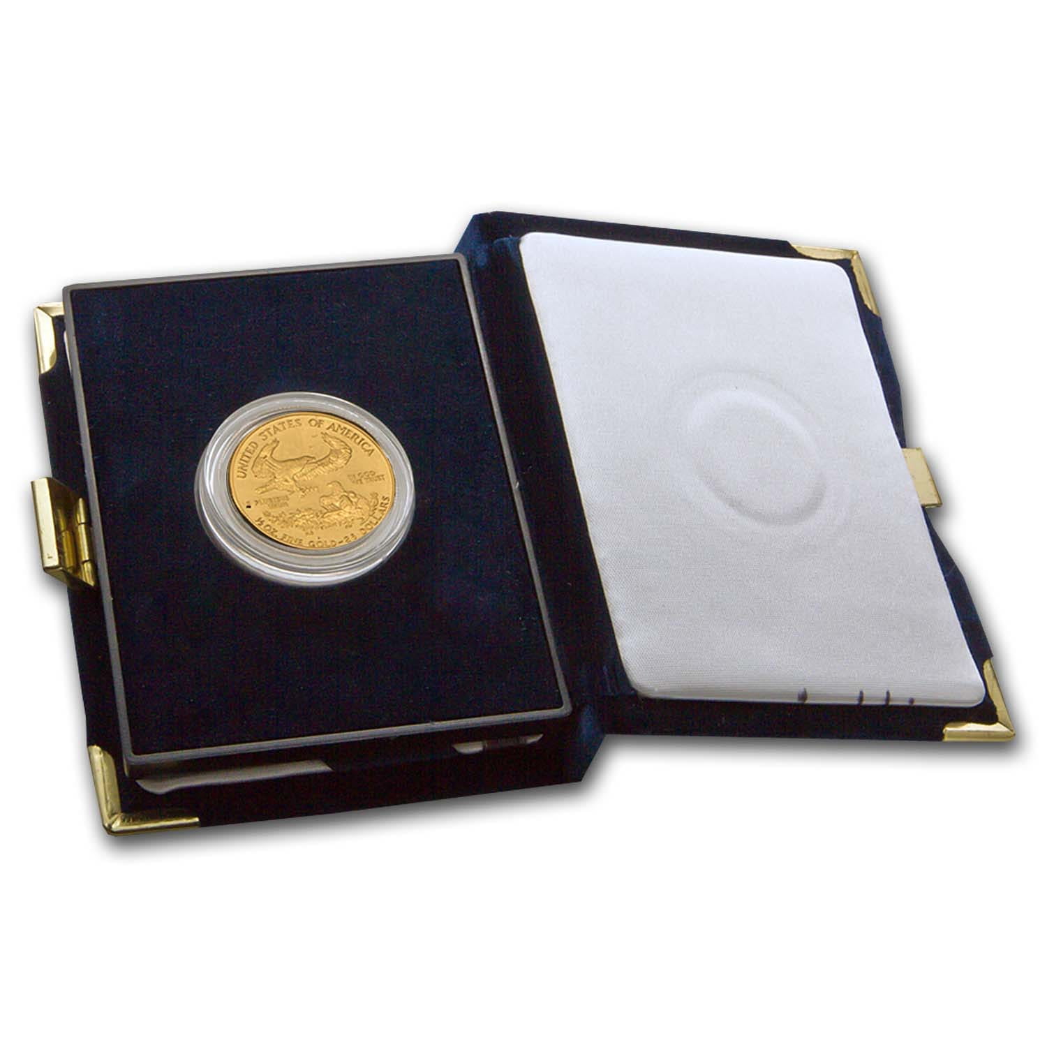 1/2 oz Proof American Gold Eagle (Random Year, w/Box & COA)