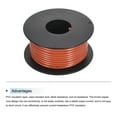 thumbnail image 3 of Uxcell 16AWG Stranded Wire Hookup 10M/33ft Orange, Electrical Wire UL1007 Spool, 3 of 6
