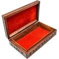 thumbnail image 2 of "Ajuny Wooden Jewelry Box for Women - Floral Carvings - Decorative Gift", 2 of 7