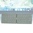 thumbnail image 1 of Foldable Bluetooths Keyboard, Magnetic Ultra Slim Folding Keyboard Rechargeable with Stand, 67 Keys Portable Wirelessly Travel Keyboard for Phone Tablet Laptop, 1 of 7