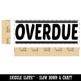 thumbnail image 2 of Overdue Payment Library Book Self-Inking Rubber Stamp Ink Stamper for Business Office - Orange Ink - Large 2-2/4 Inch, 2 of 7