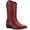 Red Brown, variant on Pennysue Women's Western Cowboy Boots Brown Mid-Calf Pointed Toe Booties For Girl 8M