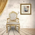 thumbnail image 3 of Pinto, Patricia 15x15 Gold Ornate Wood Framed with Double Matting Museum Art Print Titled - Sailing Stamp Border II, 3 of 4