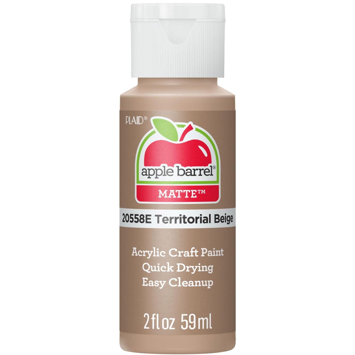 Apple Barrel Colors Matte Acrylic Craft Paint, 2 fl. oz., Territorial ...