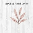 thumbnail image 3 of Watercolor Greenery Wall Decals - Set of 22 Leaves Vinyl Flower Room Decor Peel and Stick Removable Floral Stickers for Nursery Bedroom Bathroom, 3 of 5