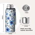 thumbnail image 7 of 20 Oz Pioneer Flower Coffee Tumbler Double Wall Insulated Stainless Steel Water Bottle | Metal Reusable Thermoses Flask with Cup Cap | Leak & Sweat Proof with Anti-Dust Lid, 7 of 7