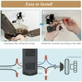 thumbnail image 5 of Universal Ceiling Fan Remote Control Kit, Compatible with Hunter, Harbor Breeze Hampton Bay, 3-Speed Control Fans with Dimmer, Remote Works with Hunter 99122 99123 99600, 5 of 8