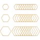 thumbnail image 1 of 60 anillos de unión dorados en 3 tamaños, conectores de acero inoxidable 304, eslabones metálicos para joyería femenina., 1 of 7