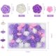 thumbnail image 2 of Paquete de 40 chinchetas decorativas SSuperp flores rosa violeta con degradado, 2 of 5