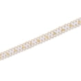 thumbnail image 2 of Scalloped Metallic Corded Trim 1/2" Holographic Lightweight 25 Yard Spool For Sewing Apparel, Curtains, Table Covers, Furniture Upholstery, & More (Gold, 1 Spool, 25 Yards), 2 of 3