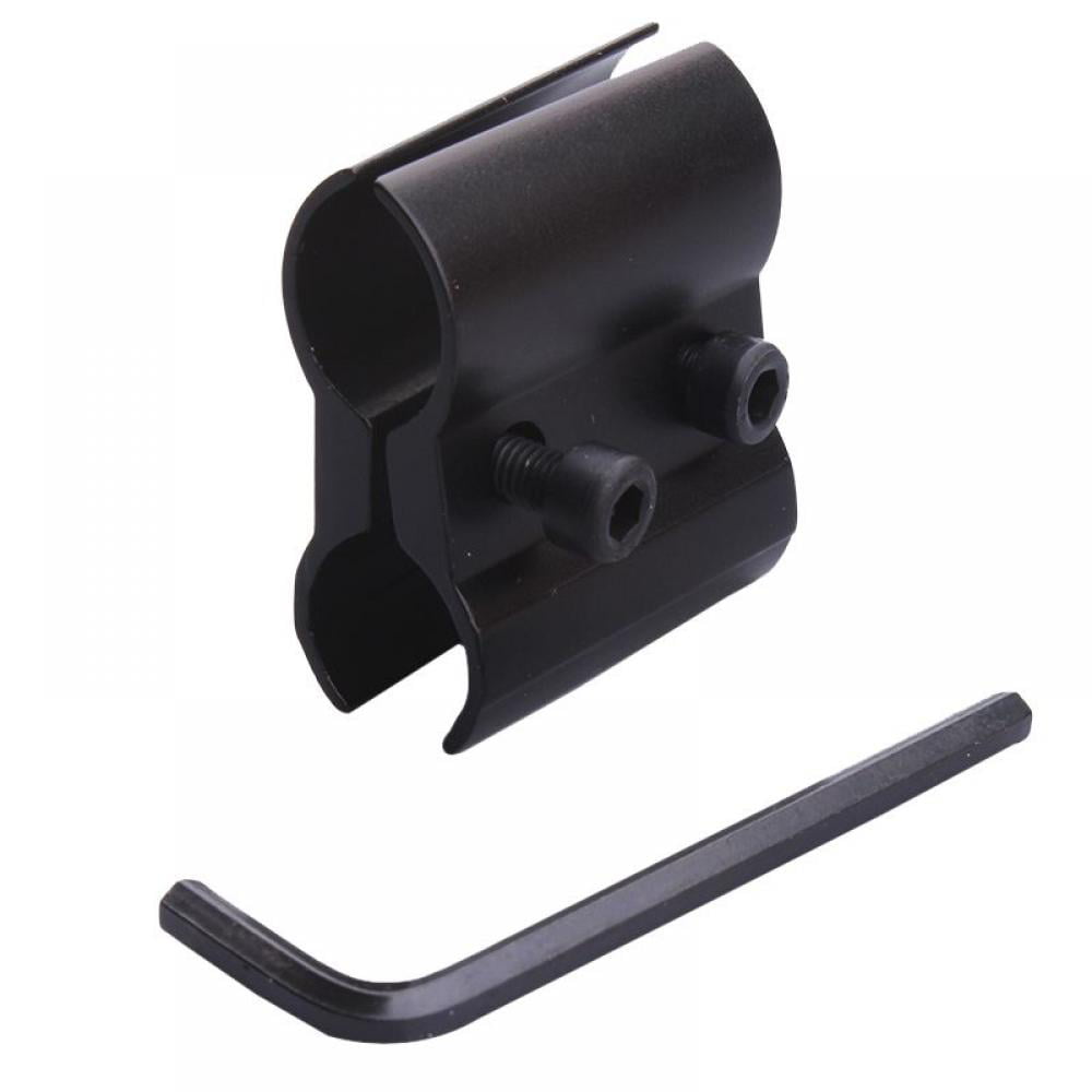 US 25mm Ring Flashlight Holder Scope Laser Support Stand Barrel Rail Mount Tool 
