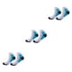 thumbnail image 4 of Minnieouse 2 paquetes/lote de calcetines de compresión para mujer cómodos y de apoyo para aliviar los pies calcetines de compresión azul S/M Type1 NO1, 4 of 6