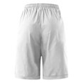 thumbnail image 3 of Vedolay Womens 2023 Summer Elastic Waist Solid Color Lightweight Shorts,White S, 3 of 3
