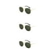 thumbnail image 2 of Minnieouse Gafas de sol polarizadas con montura ligera para hombres y mujeres Materiales de protección de moda verde negruzco dorado Type1 NO1, 2 of 6