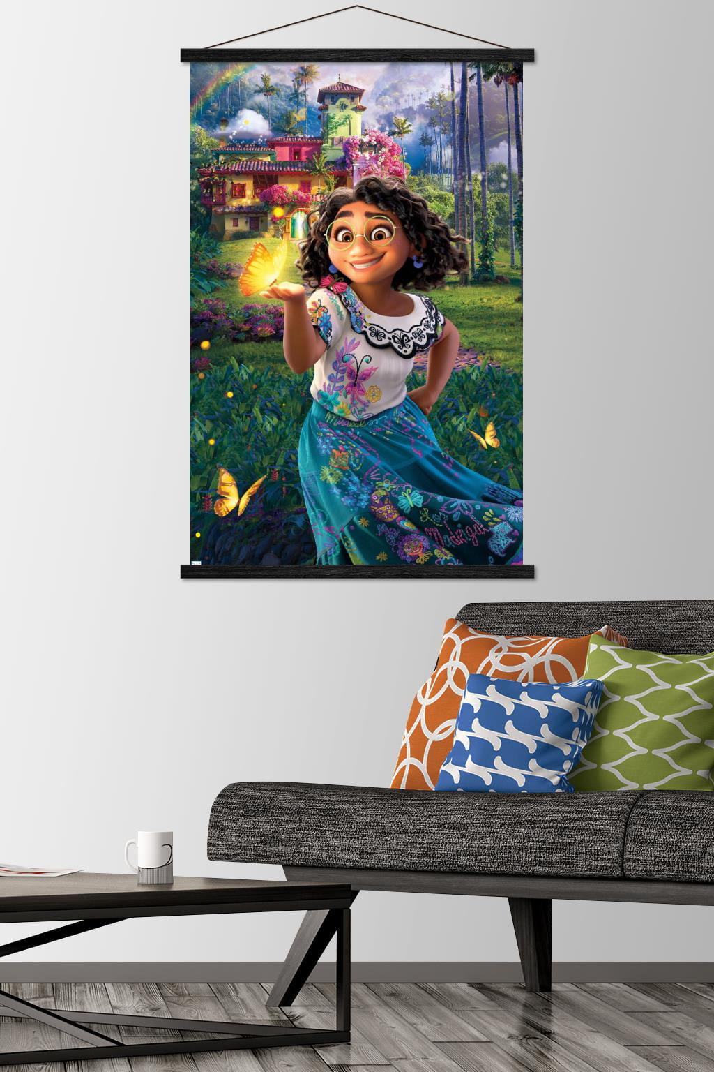 Disney Encanto - One Sheet Wall Poster with Wooden Magnetic Frame, 22.375" x 34"