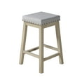 thumbnail image 5 of Home Design Africa Counter Height Chair (Set of 4), Antique gray/Warm Gray, Armless design, Padded seat, Nailhead trim, Comfortable seating, Sturdy frame, Modern style, Durable construction, 5 of 6