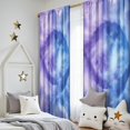 thumbnail image 5 of Blackout Kids Curtains,Purple Blue Tie Dye Pattern Childrens Insulated Curtains Set Of 2,Bedroom Essentials,Toddler Room Decor 52"x84", 5 of 5
