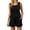 Black, variant on Two Piece Sets for Women Summer Lounge Short Sets Tank Square Neck Sleeveless Sweatsuit with Pocket