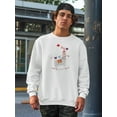 thumbnail image 2 of Party Animals Collection B. Sweatshirt Men -June Erica Vess Designs, Male Medium, 2 of 4