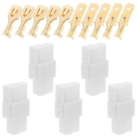 Worgeous 5 Sets  Automotive Wire Connectors Kit Automotive Electrical Wire Terminals Cable Connectors