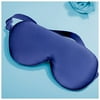 Natural Silk Sleep Mask, Super-Smooth & Soft Eye Mask with Adjustable Strap, Blindfold, Perfect Blocks Light, Pressure Free for A Full Night's Sleep (Navy Blue)