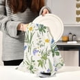 thumbnail image 6 of GZHJMY Soft Absorbent Reusable Kitchen Towels, Set of 6|28x18 in, Elegant Flowers Dining Kitchen Living Room Tea Towels Dish Towels Decorative Towels, 6 of 7