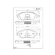 thumbnail image 2 of Balatas Delanteras para Jeep Scrambler 1982-1985 Dynamik DNK8290D1176, 2 of 2