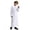 White, variant on Thobe for Kids Casual Long Sleeves Muslim Clothes Crew Neck Kids Robe White Robe 13-14 Years
