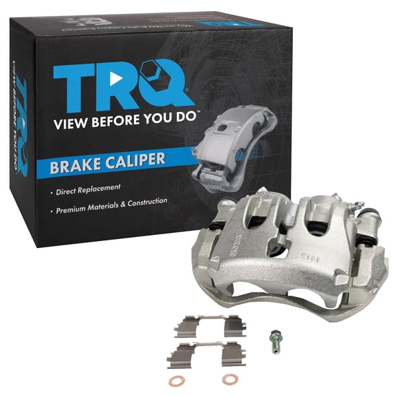 TRQ Front Right Brake Caliper w/Bracket Passenger Side Compatible with 2007-2009 Dodge Sprinter 3500 2007-2018 Freightliner 2010-2018 Mercedes-Benz