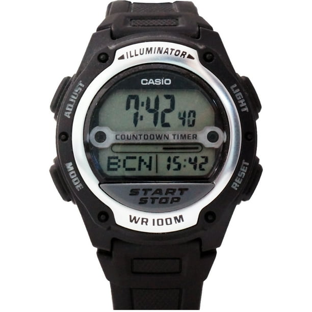 Casio - Casio W756 Digital Referee Sports Watch w/ Twin Stopwatch