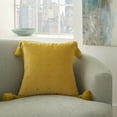 thumbnail image 4 of Nourison Life Styles Yellow Decorative Throw Pillow , 18"X18", 4 of 5