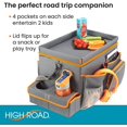 thumbnail image 3 of Car Organizer for Kids with Cooler and Snack Tray (Gray), 3 of 6